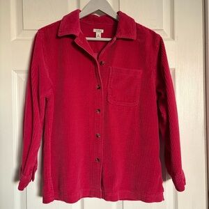LL Bean corduroy button down shirt